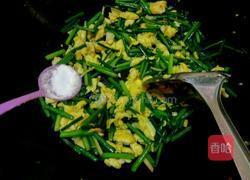 韭菜花炒鸡蛋的做法图解6