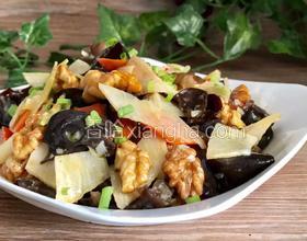 山藥木耳炒核桃仁