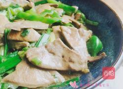 青椒炒猪肝的做法图解11