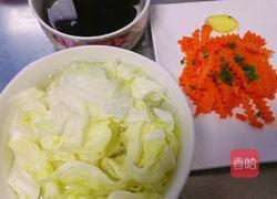 黑木耳胡萝卜炒包菜的做法图解4