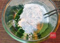 培根土豆泥青团的做法图解3