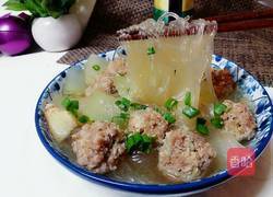 冬瓜粉丝丸子汤的做法图解8
