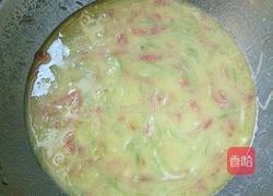 西葫芦肉肠锅塌子的做法图解4