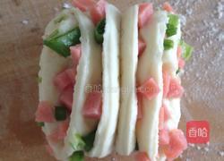 葱香火腿花卷的做法图解16