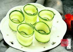 黄瓜蔬菜沙拉卷的做法图解5