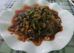 老屋私房菜 小鱼炒茄丝