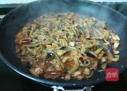 老屋私房菜 小鱼炒茄丝的做法图解5