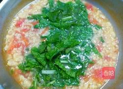 西红柿小白菜疙瘩汤的做法图解7