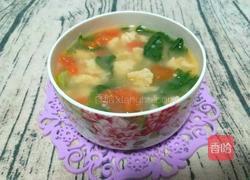 西红柿小白菜疙瘩汤的做法图解9