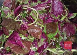 凉拌红米菜的做法图解1