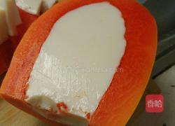 木瓜牛奶冻的做法图解1