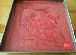 红丝绒漩涡蛋糕的做法图解13