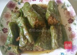 肉末灌虎皮青椒的做法图解9