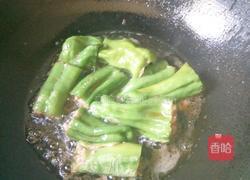 肉末灌虎皮青椒的做法图解6