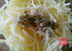 香煎土豆丝鸡蛋饼的做法图解2