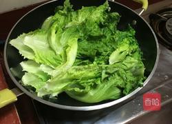 家常炒生菜的做法图解3