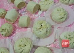 瘦肉青菜包子的做法图解2