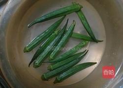 凉拌秋葵的做法图解3