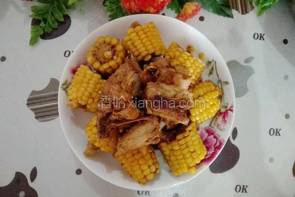 玉米炖排骨