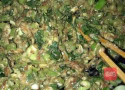 扁豆猪肉馅饼的做法图解3