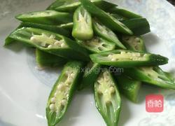 五彩秋葵的做法图解6