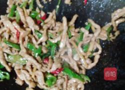 香芹豆泡肉丝的做法图解5