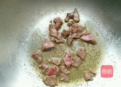 油麦菜炒肉的做法图解3
