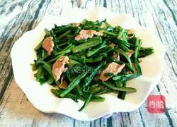 油麦菜炒肉的做法图解7