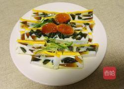 三色蒸蛋块的做法图解11