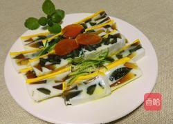 三色蒸蛋块的做法图解13