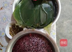 红豆蜜枣棕的做法图解1