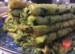 韭菜鸡蛋煎饼(电饼档模式)的做法图解11