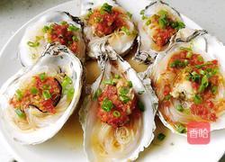 蒜蓉粉丝蒸生蚝的做法图解6