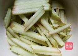 桃丝粥的做法图解2