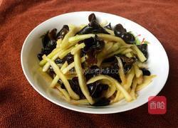 西瓜翠衣凉拌木耳的做法图解9