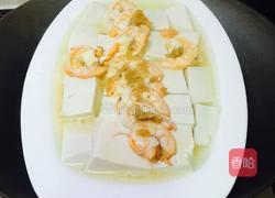 嫩豆腐冬菜蒸虾的做法图解8