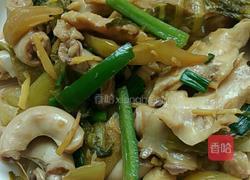 酸菜炒生肠的做法图解12