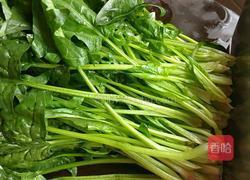 五花肉猪肝炒菠菜的做法图解4