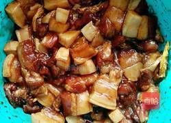 杂豆咸黄肉粽的做法图解3