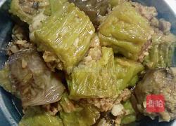 苦瓜酿糯米肉的做法图解6