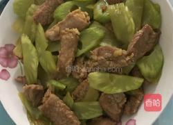莴笋炒肉的做法图解6