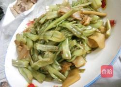 通菜梗炒酸笋的做法图解11