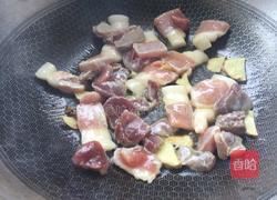 花菜干烧肉的做法图解4