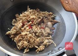 花菜干烧肉的做法图解6