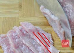 莴笋炒肉片的做法图解3