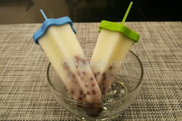 牛奶紅豆冰棍