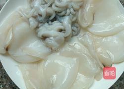 白灼墨鱼的做法图解4