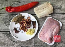 凉拌金针菇猪肚丝的做法图解1