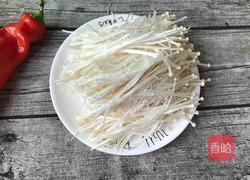 凉拌金针菇猪肚丝的做法图解4