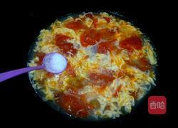 番茄蛋花汤的做法图解6